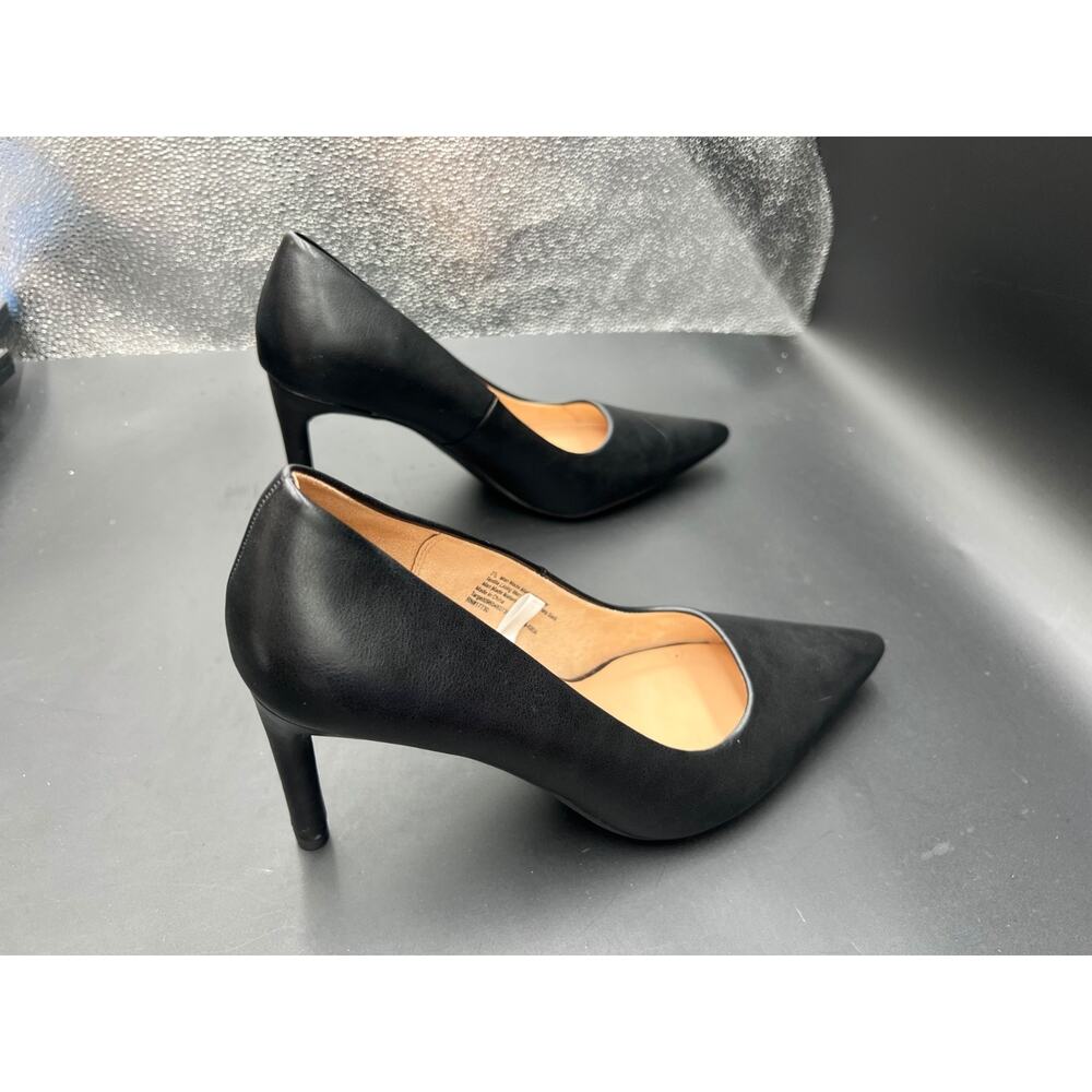 A New Day Black Pointed Toe Heels Size 7.5 #73